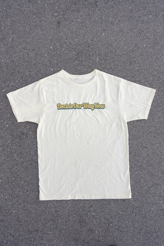 Cream Embroidered T-Shirt